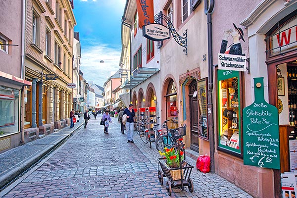Historische Altstadt von Freiburg im Breisgau