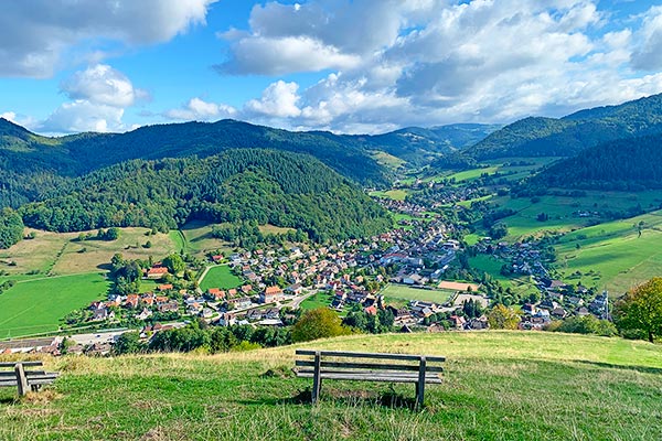 Blick auf das Münstertal