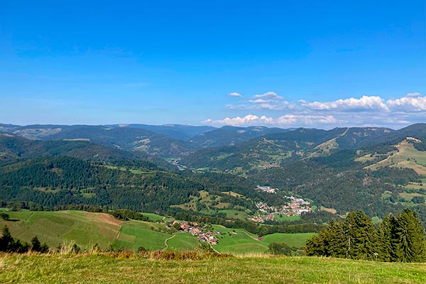 Ausblick auf Fröhnd vom Ittenschwander Horn