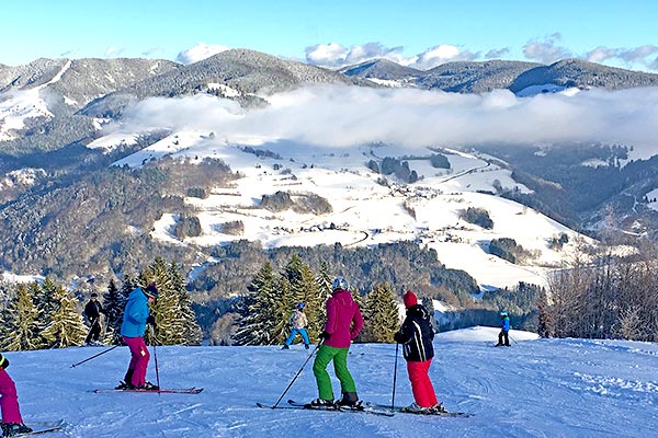 Wintersport am Hornlift